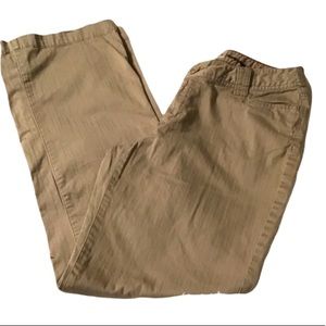 Saint John’s Bay Tan Khakis  Woman Dress Casual Pants  size 10